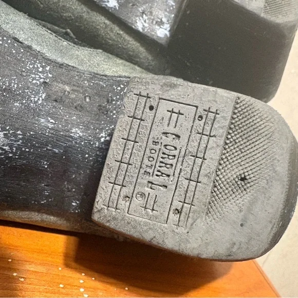 Corral Crater Sequin Inlay Western Cowboy Boots Distressed Leather Snip Toe 9.5 - Picture 9 of 12